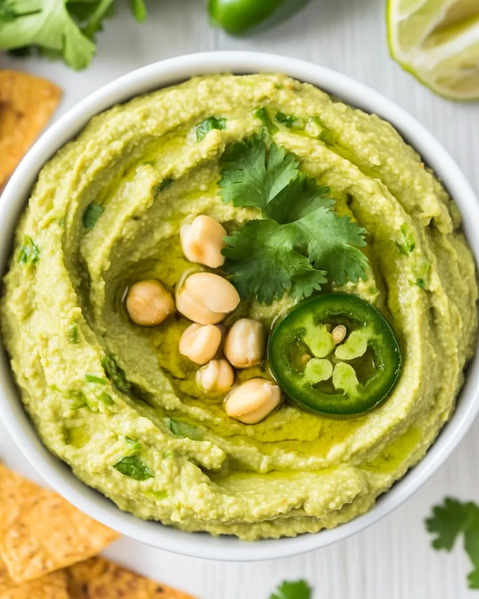 Easy Cilantro Jalapeo Hummus (Easy!) recipe photo