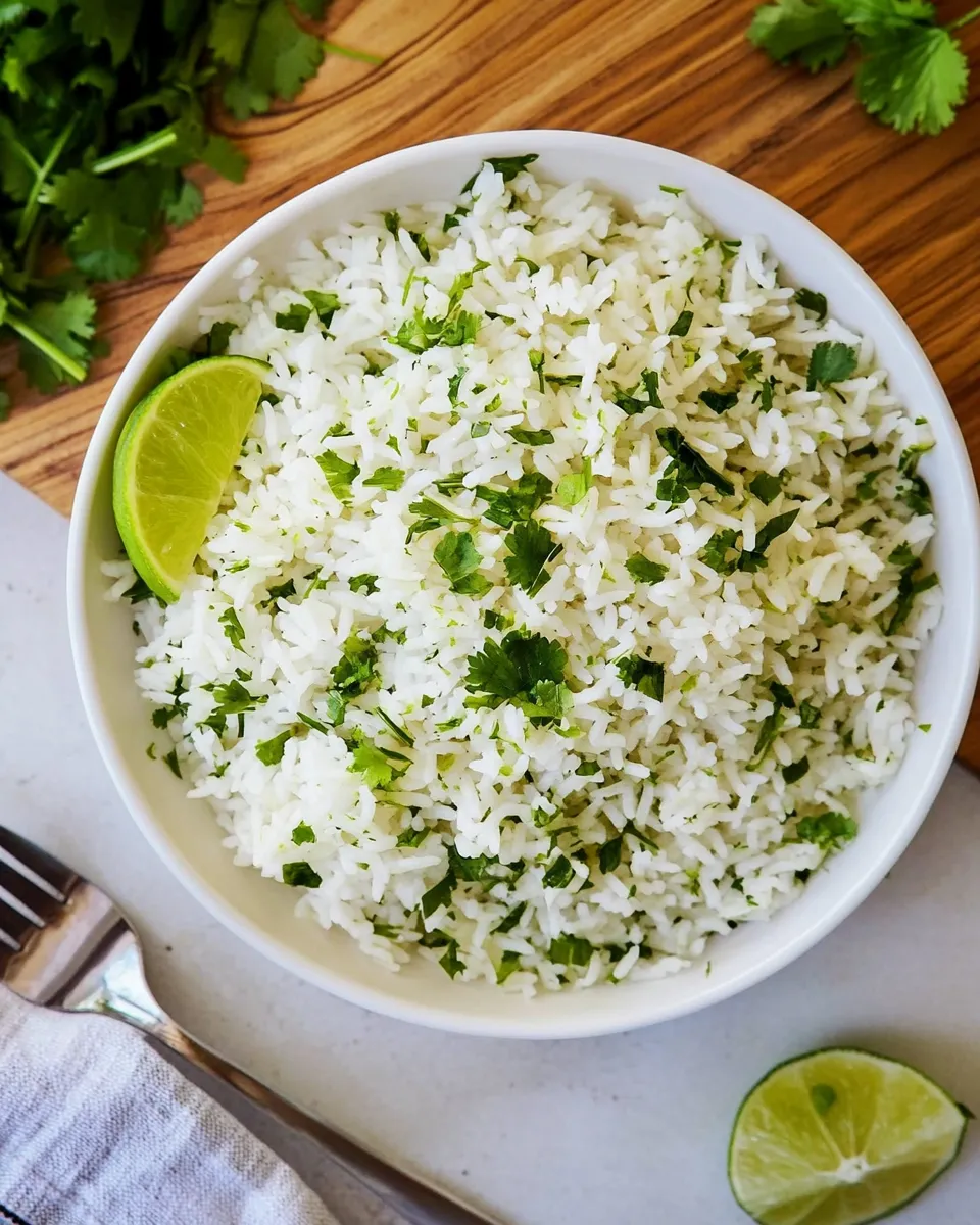 Fresh Cilantro Lime Rice Recipe picture
