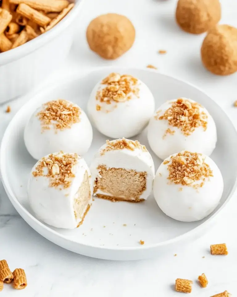Homemade Cinnamon Toast Crunch Cheesecake Bites photo