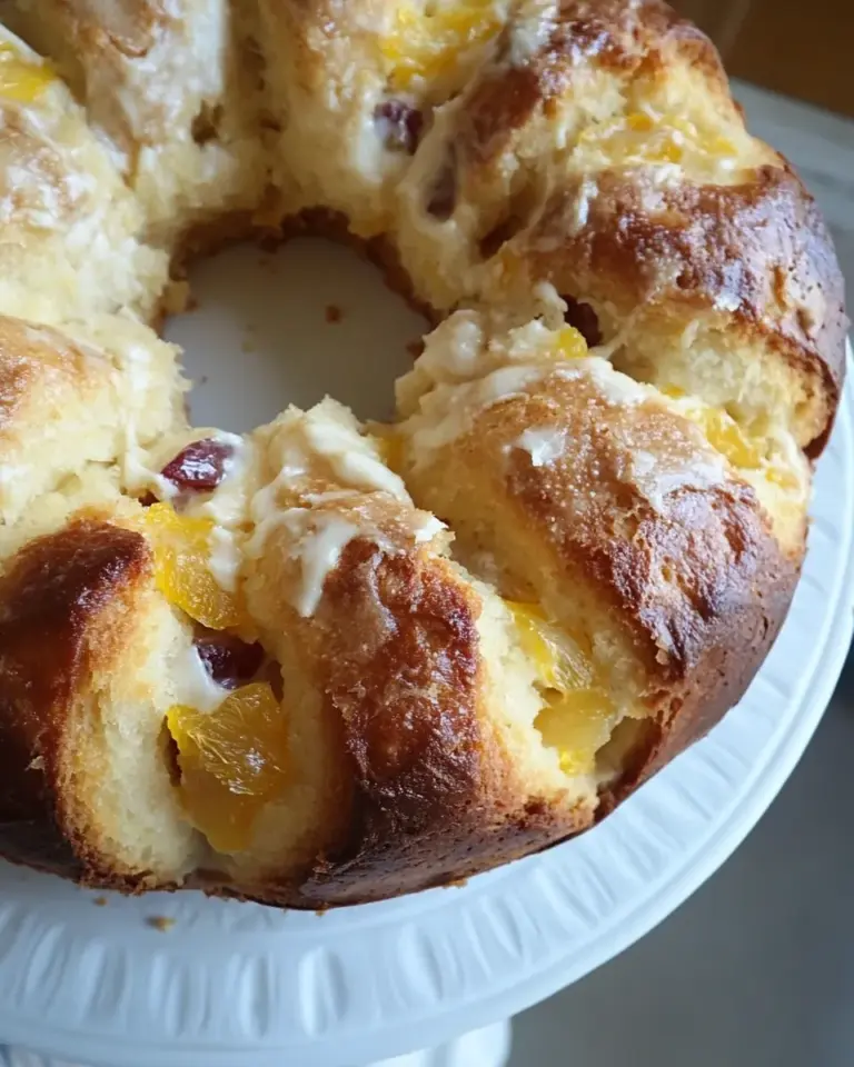 Homemade Citrus Cream Cheese Monkey Bread photo