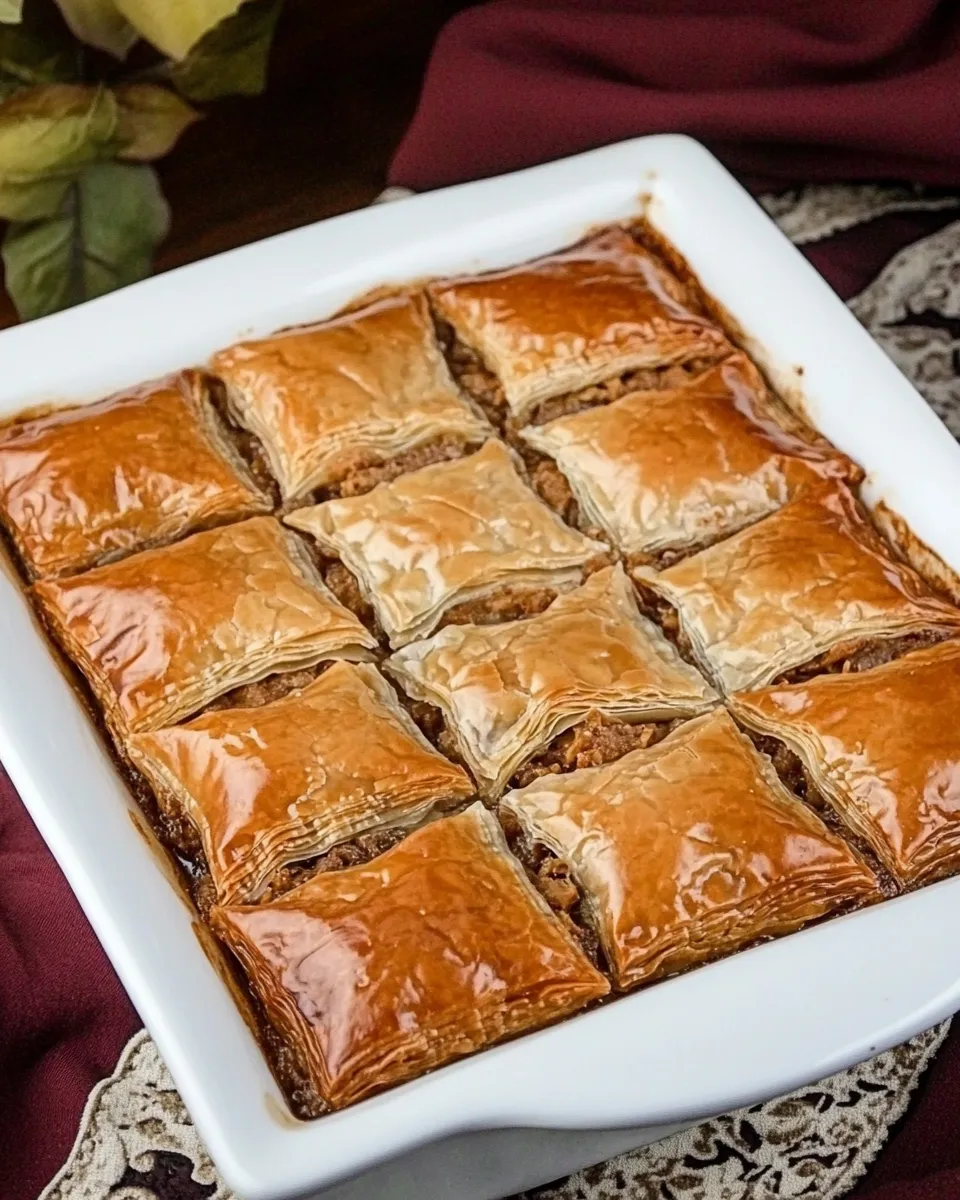 Easy Classic Greek Baklava recipe photo
