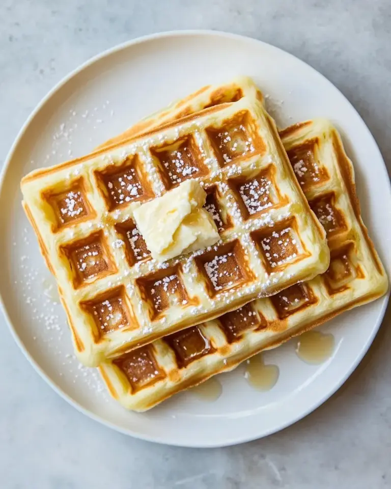 Homemade Classic Waffles photo