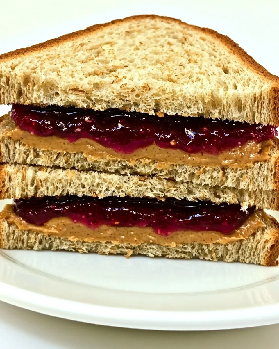 Easy Clean Eating Almond Butter and Jelly Sandwich recipe photo