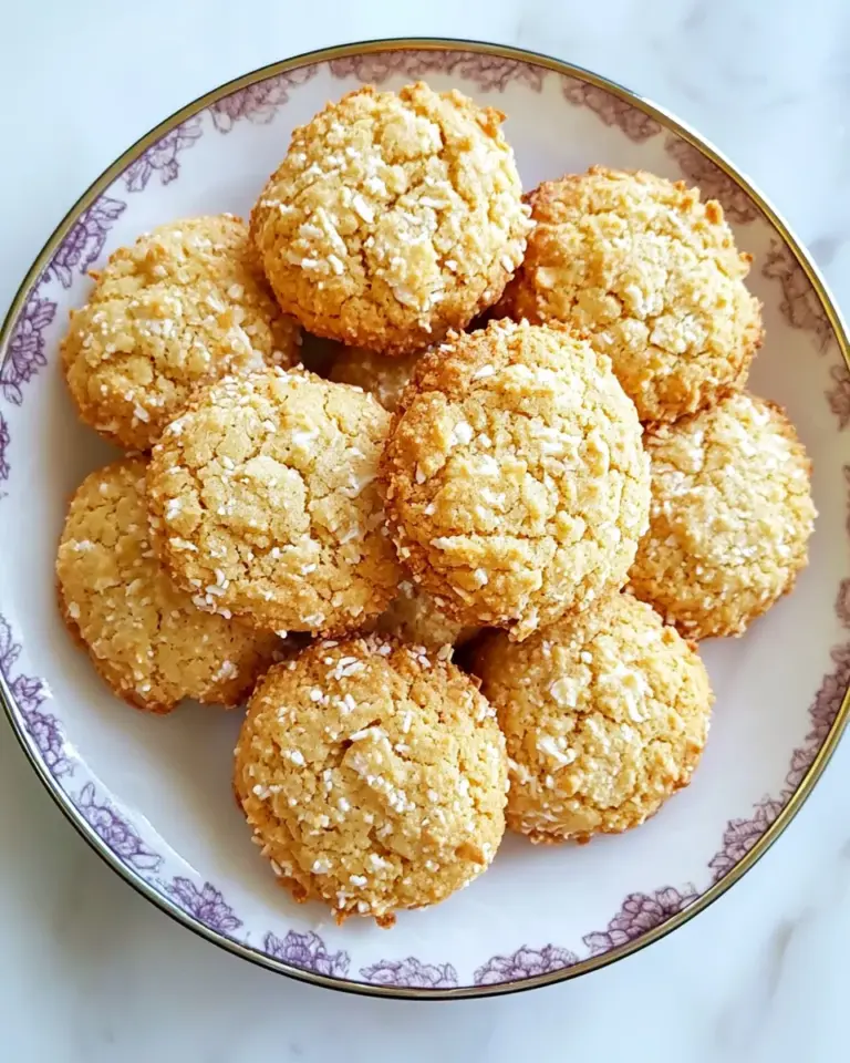 Homemade Coconut Cookies with Vanilla & Lime photo