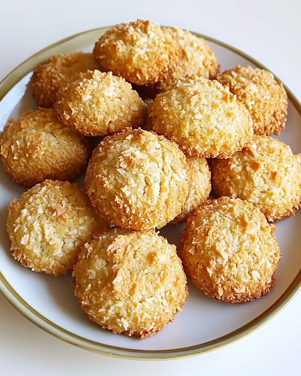 Classic Coconut Cookies with Vanilla & Lime image