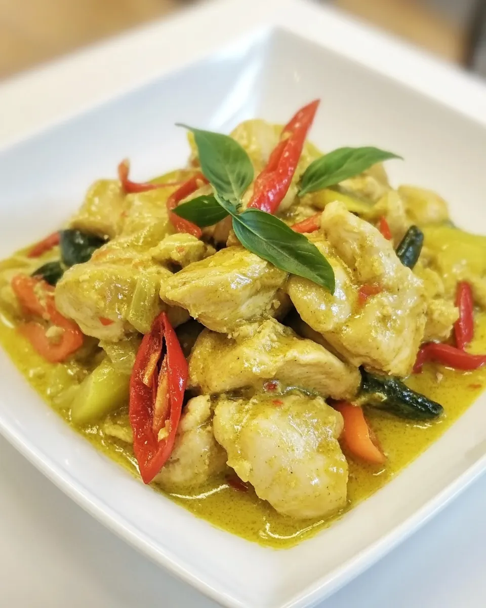 Homemade Coconut Ginger Chicken & Vegetables photo