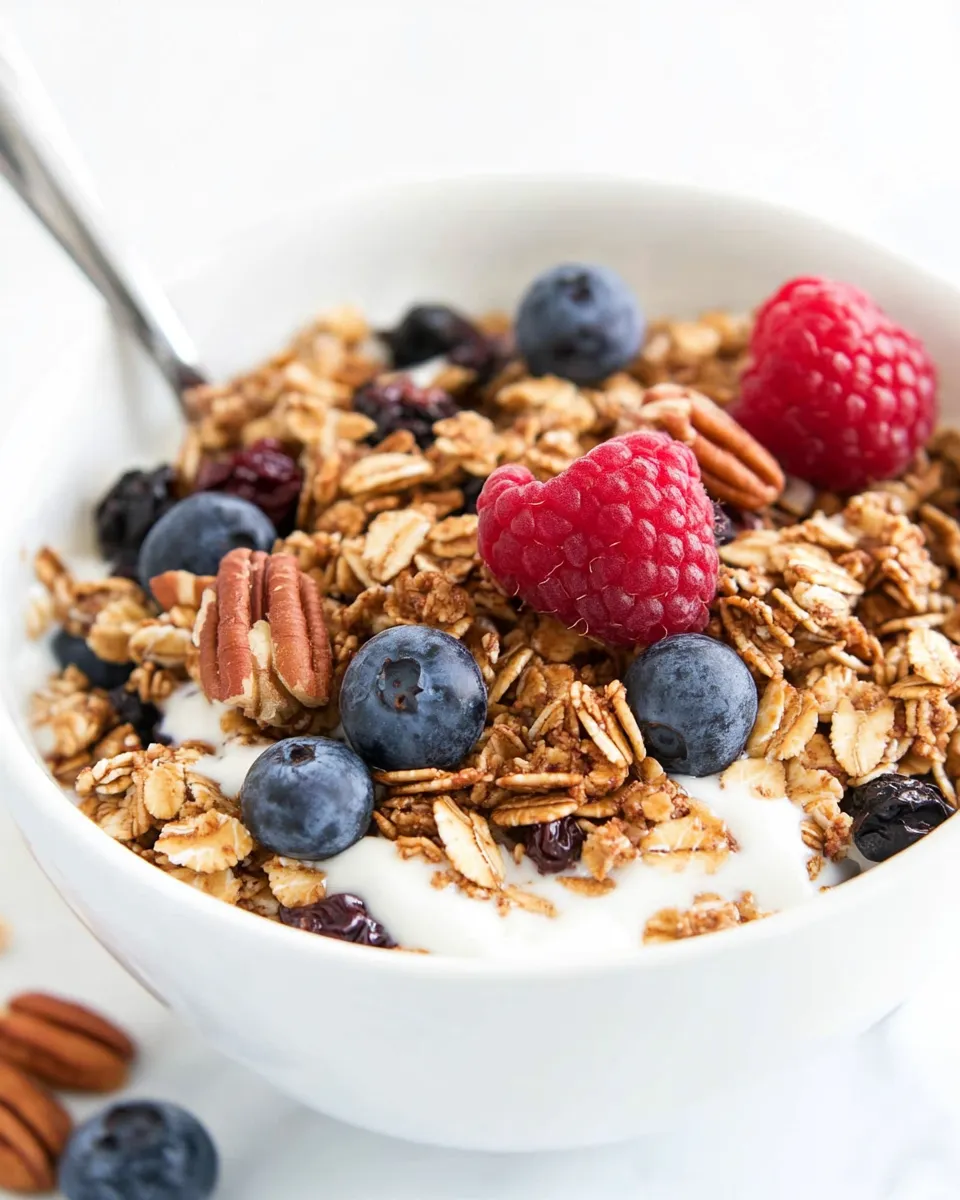 Easy Coconut Pecan Granola recipe photo