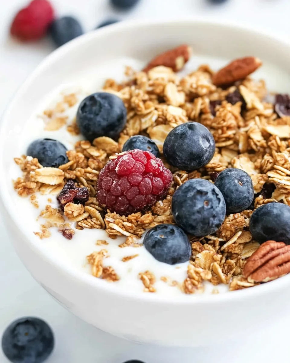 Best Coconut Pecan Granola shot