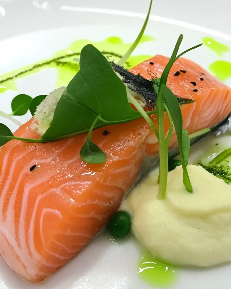Delicious Confit Ocean Trout with Cauliflower Puree image