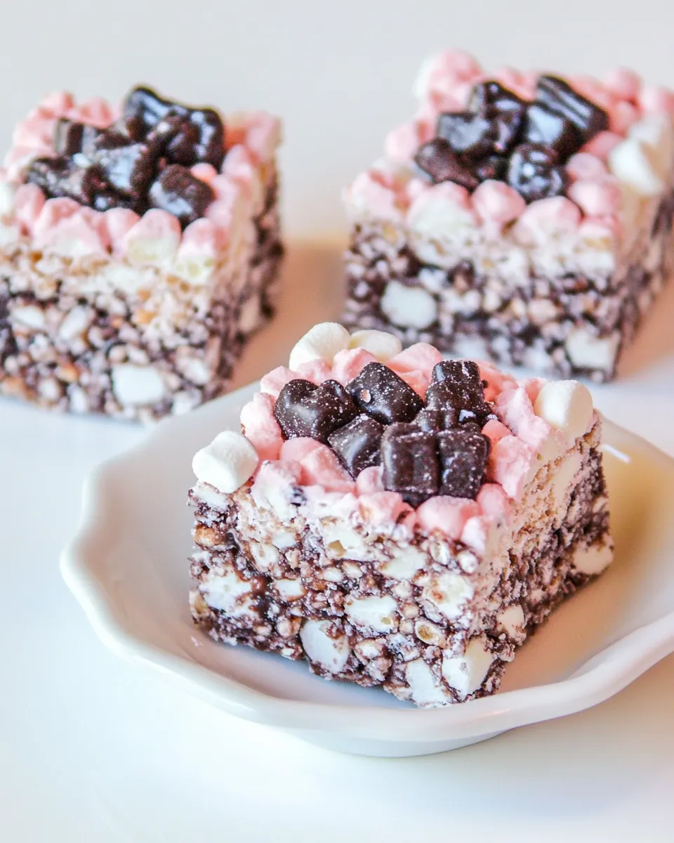 Classic Cookies And Cream Marshmallow Crispy Treats image