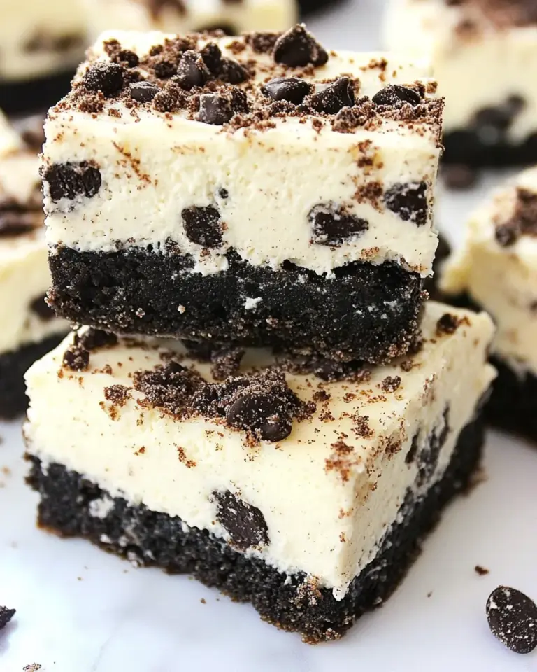 Homemade Cookies and Cream Cheesecake Bars photo