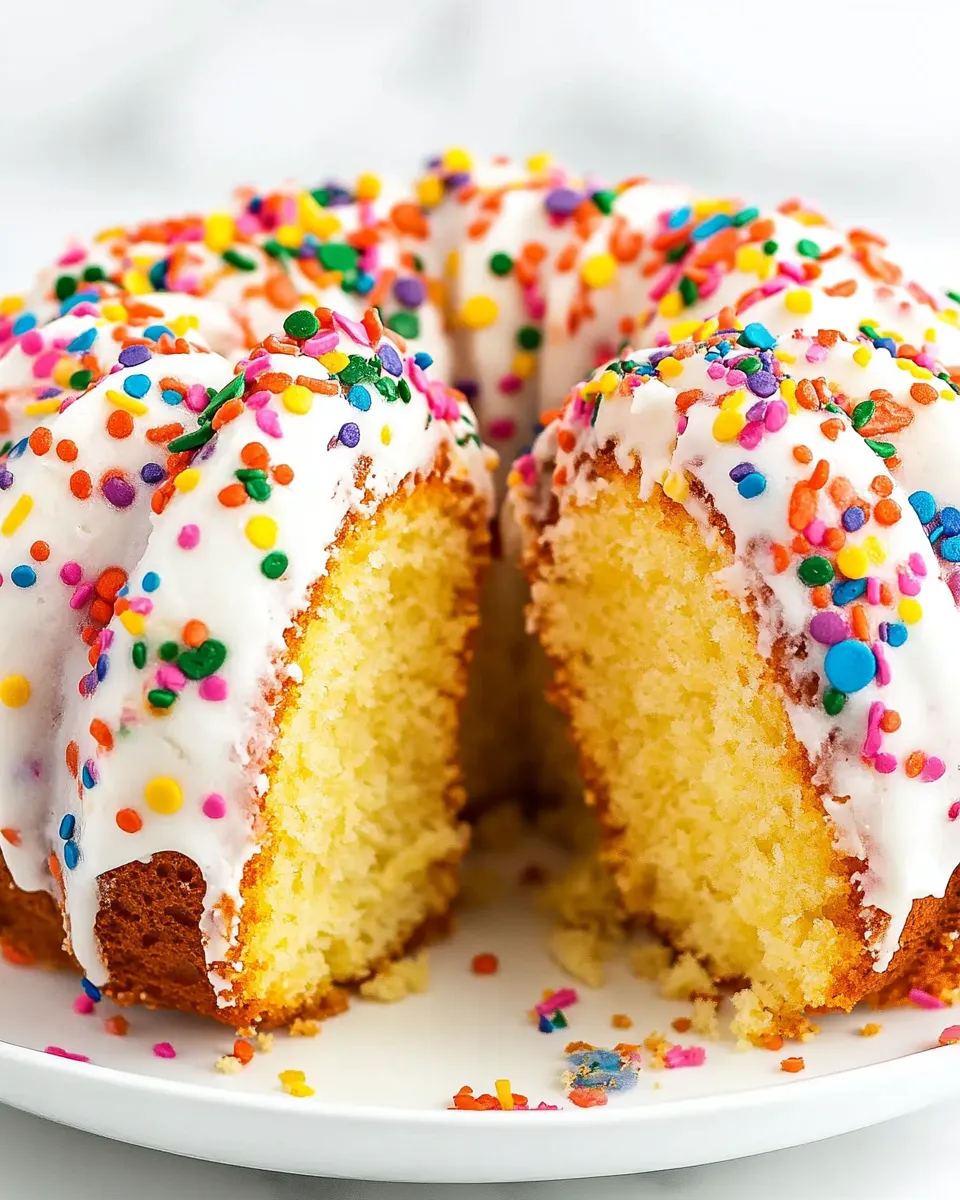 Classic Copycat Birthday Bundt Cake image