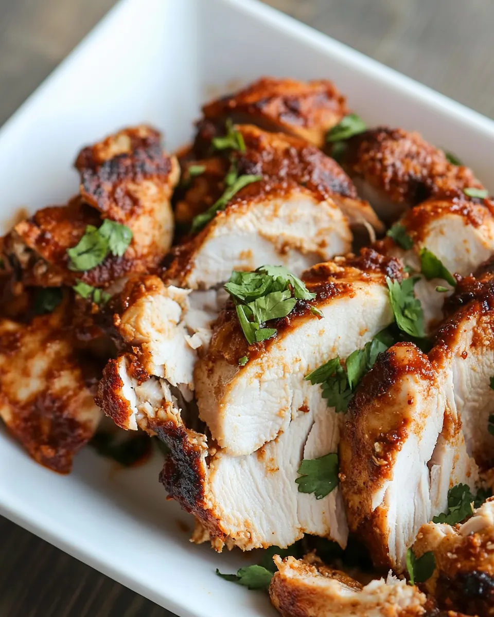 Easy Copycat Chipotle Chicken Recipe shot