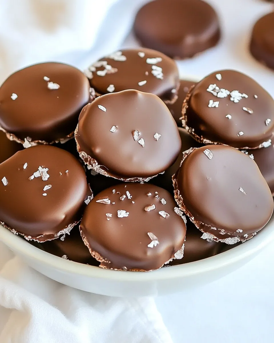 Delicious Copycat York Peppermint Patties shot