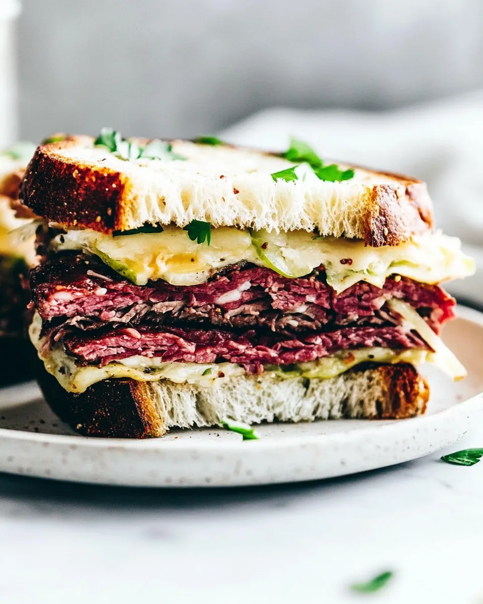 Easy Corned Beef Sandwich recipe photo