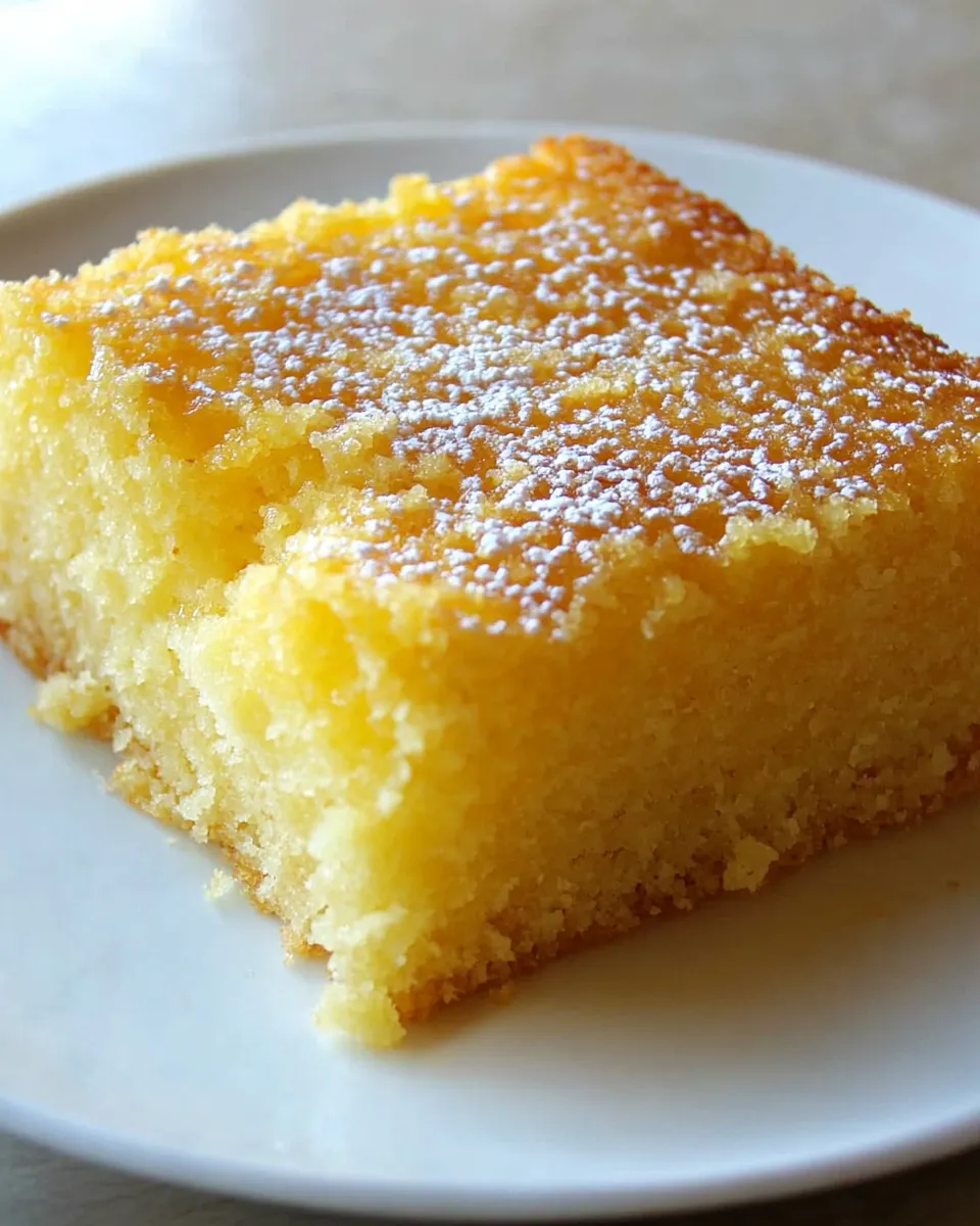 Delicious Cornmeal Cake (Bolo de Fub) shot