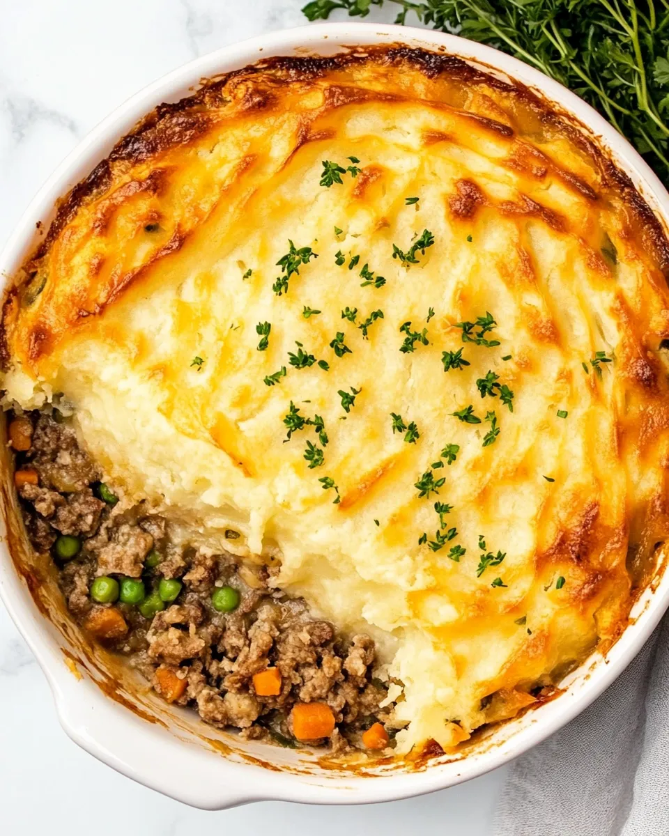 Delicious Cozy Cottage Pie shot