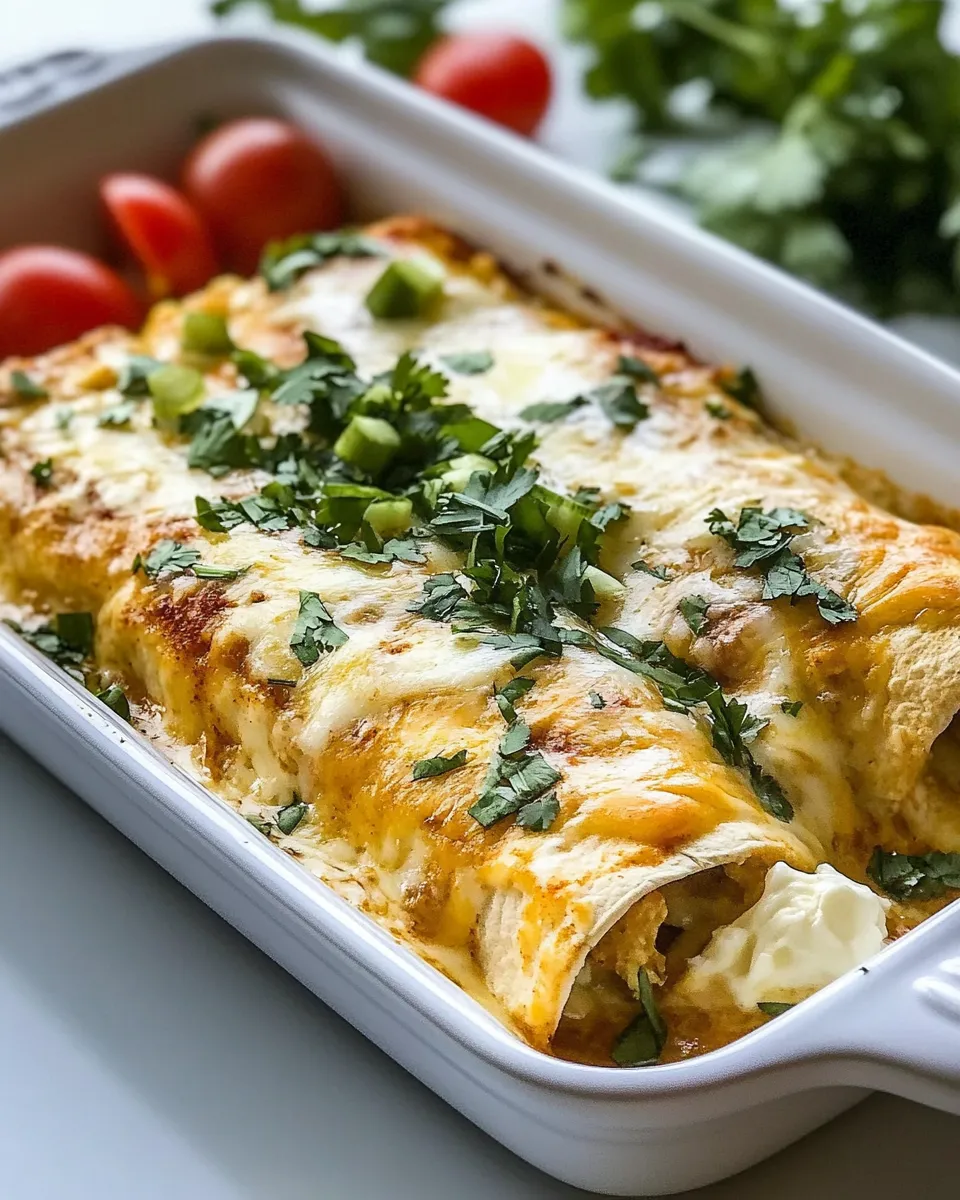 Delicious Cream Cheese Enchiladas shot