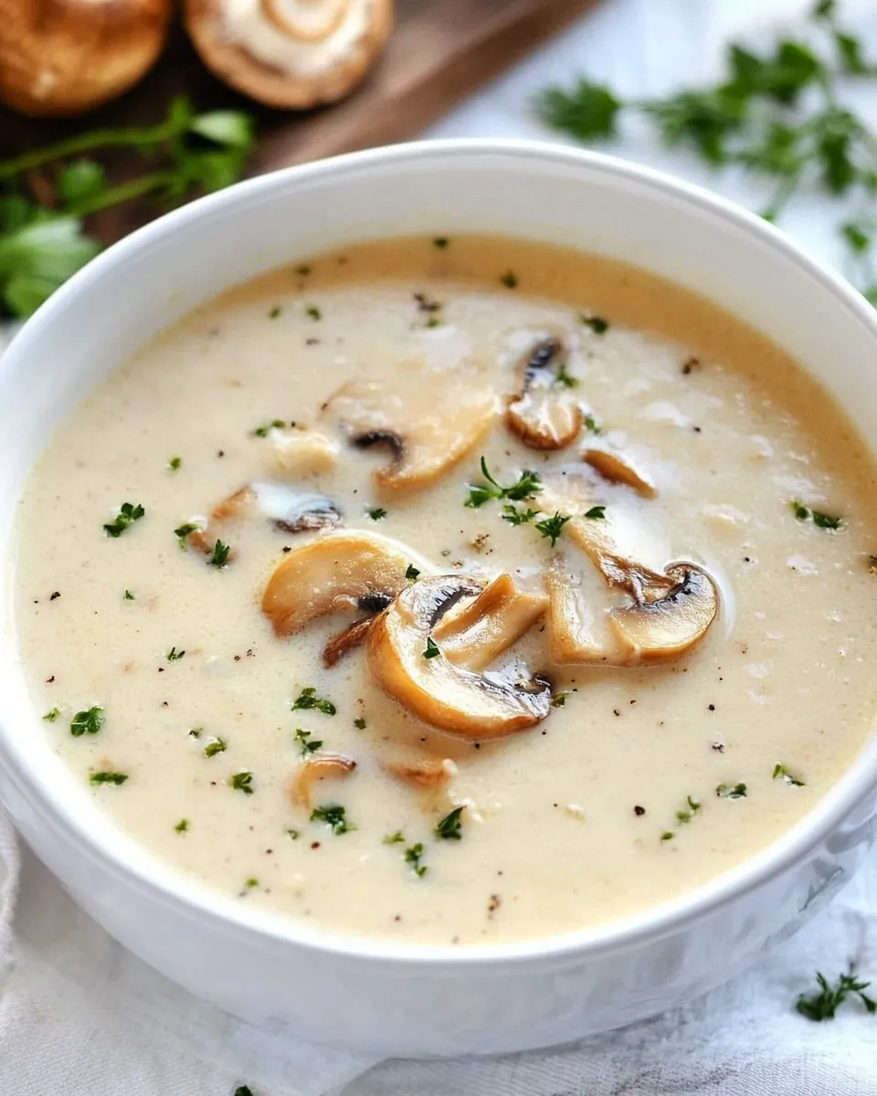 Classic Cream of Mushroom Soup image