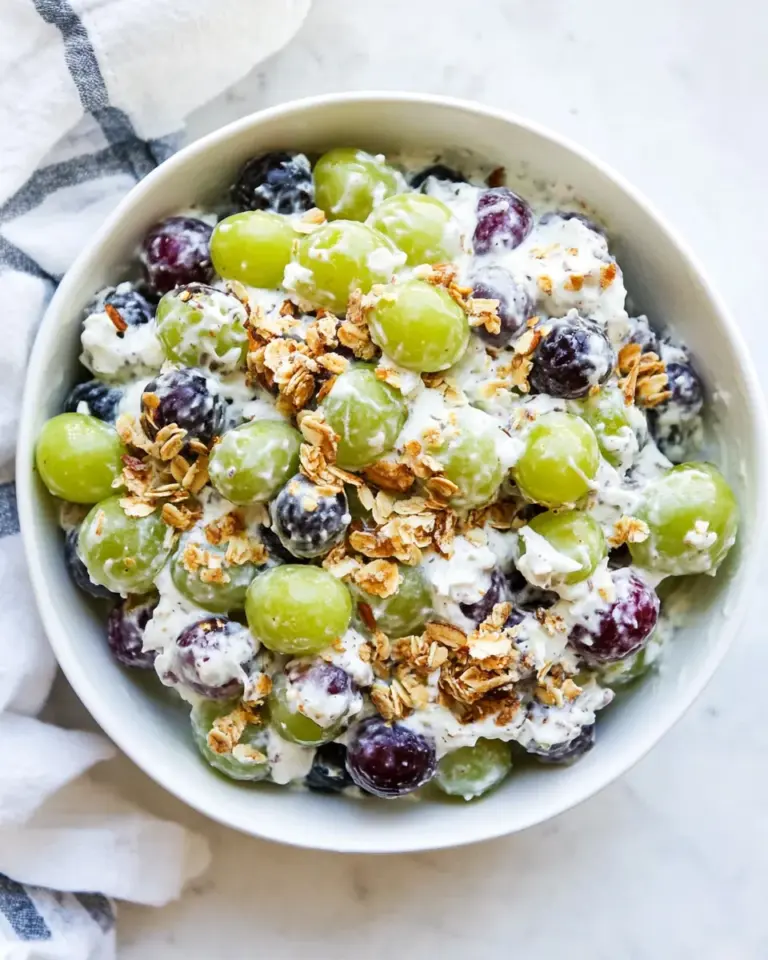 Easy Creamy Grape Salad Recipe photo