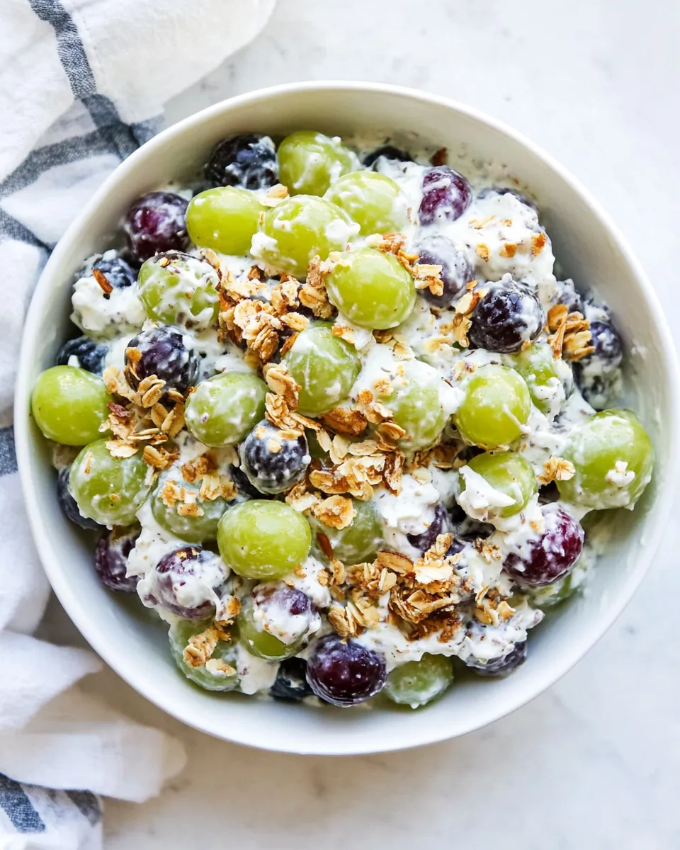 Easy Creamy Grape Salad Recipe photo