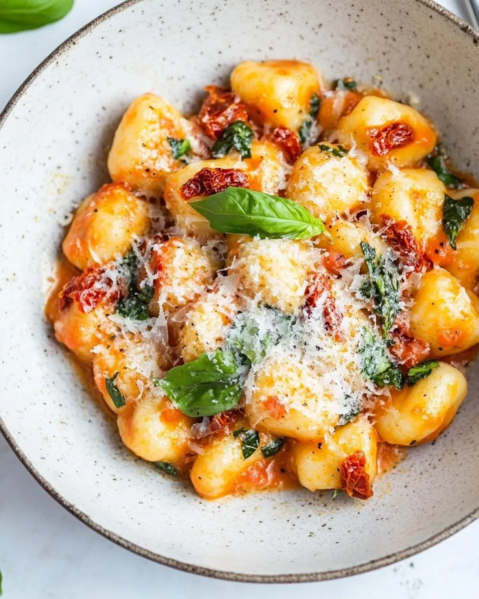 Homemade Creamy Sun-Dried Tomato Gnocchi photo