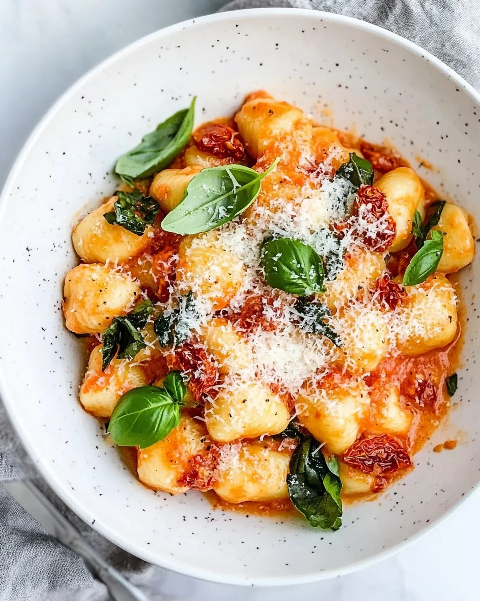 Delicious Creamy Sun-Dried Tomato Gnocchi image