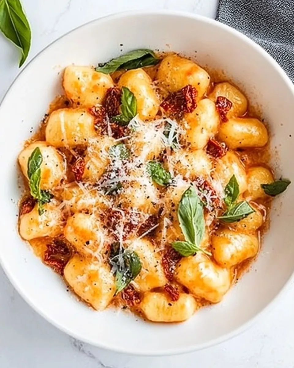 Easy Creamy Sun-Dried Tomato Gnocchi recipe photo