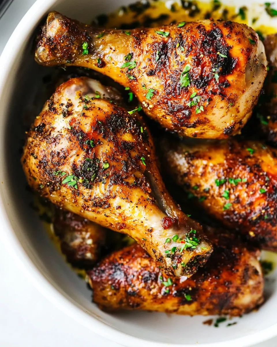 Homemade Crispy Air Fryer Chicken Legs (Drumsticks) photo