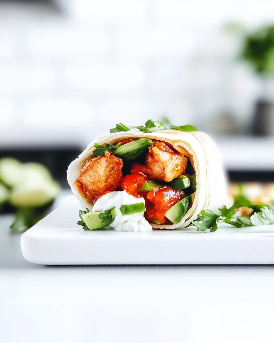 Classic Crispy Chicken Wraps dish photo