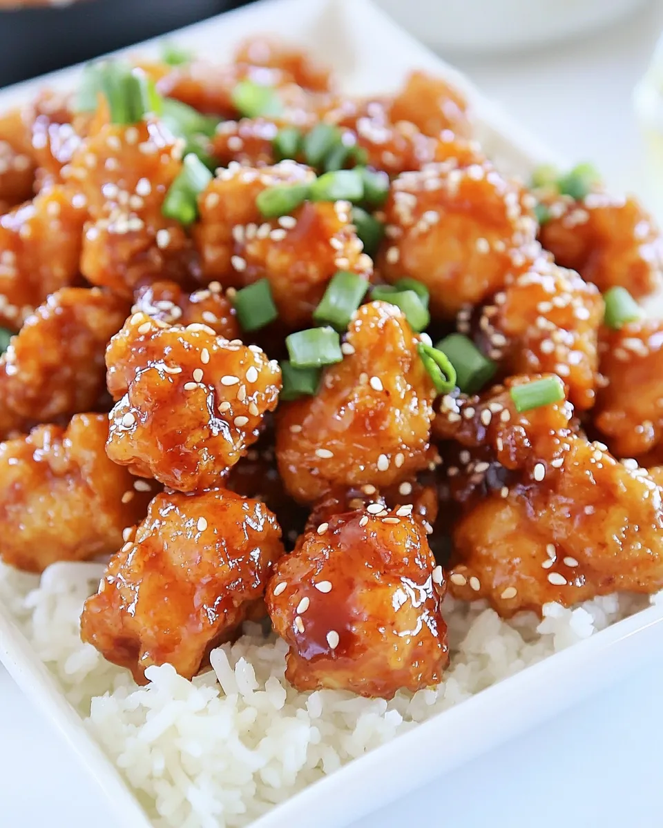 Easy Crispy Honey Sesame Chicken recipe photo