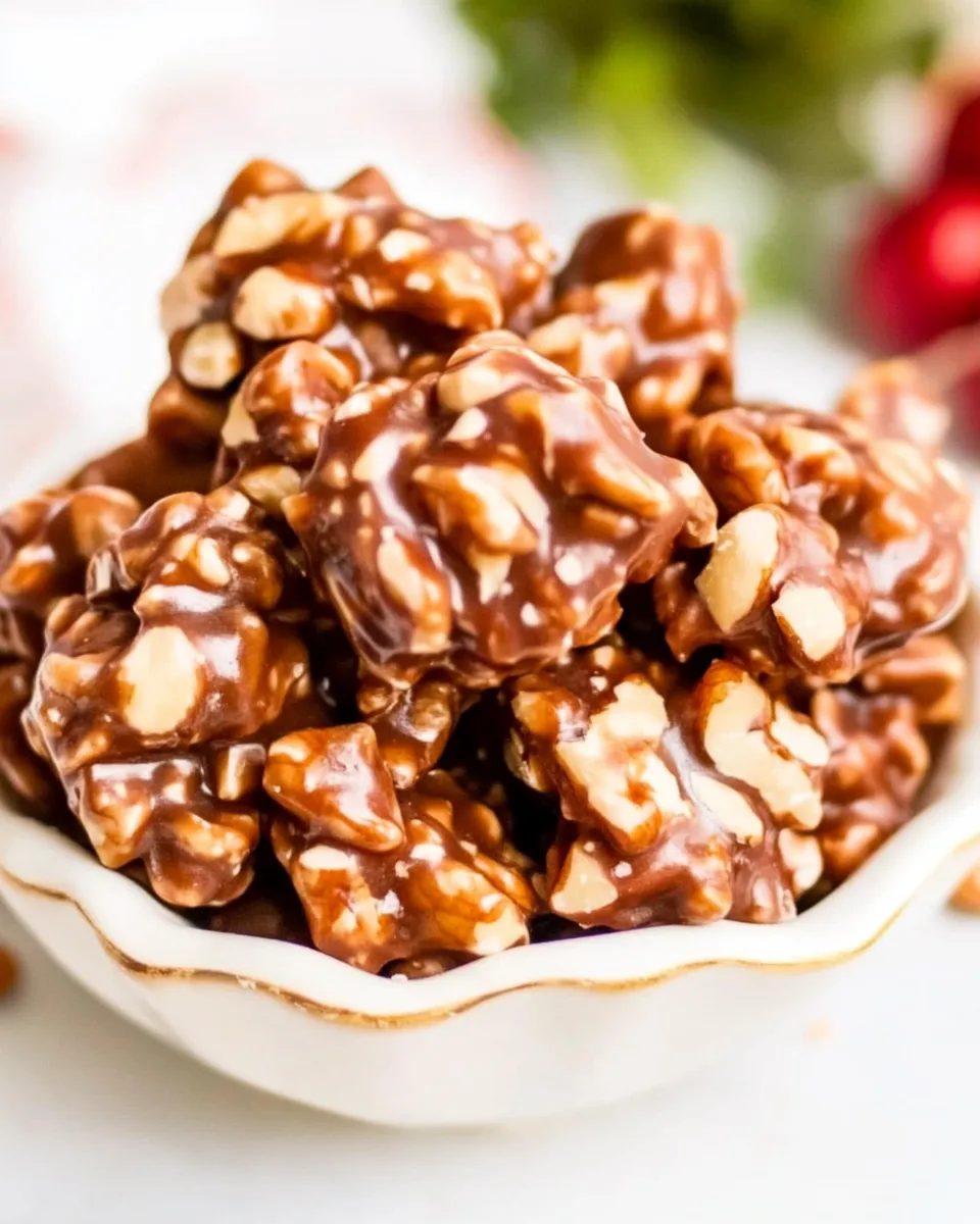 Easy Crock Pot Nut Clusters recipe photo