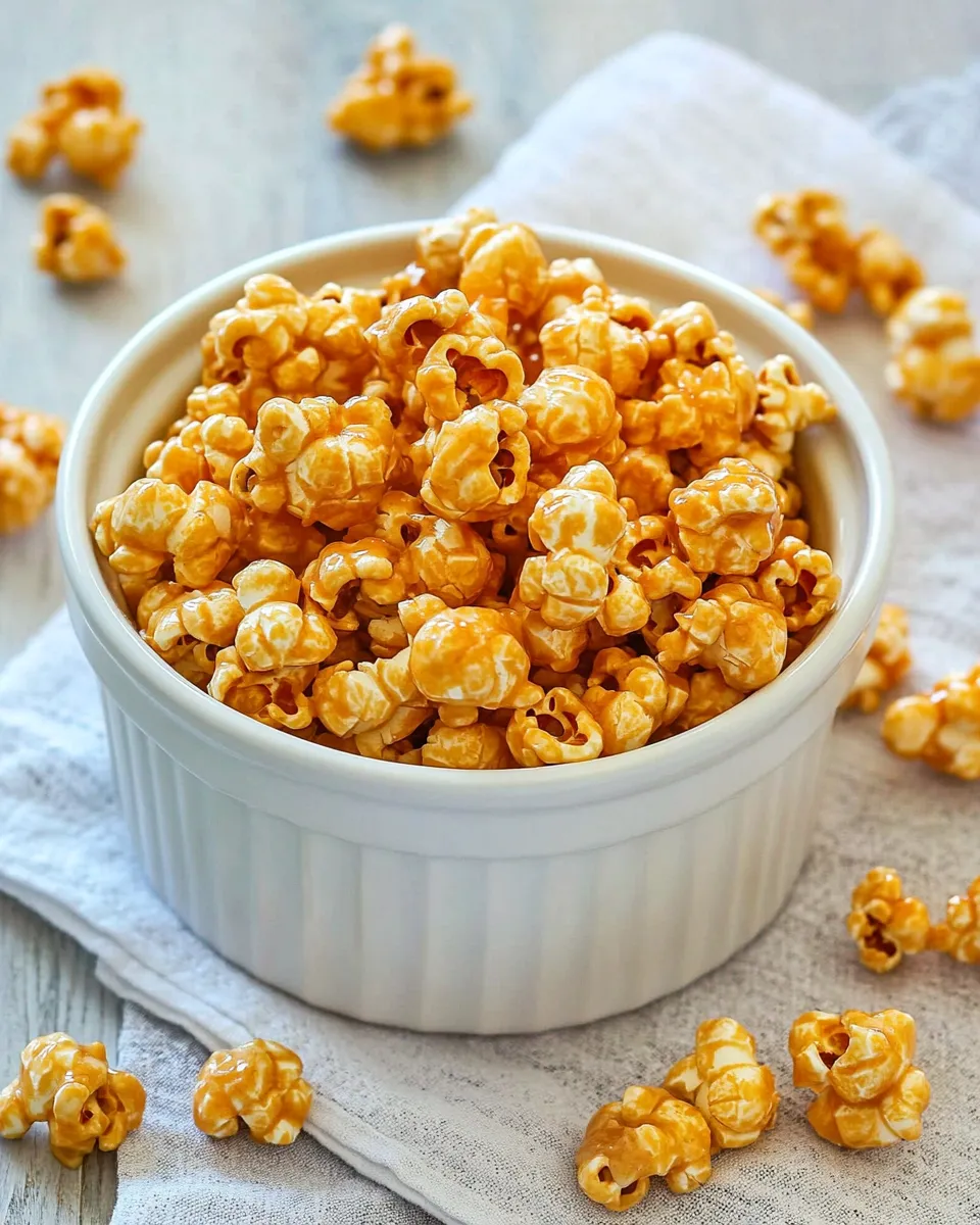 Homemade Crunch and Munch Caramel Popcorn photo
