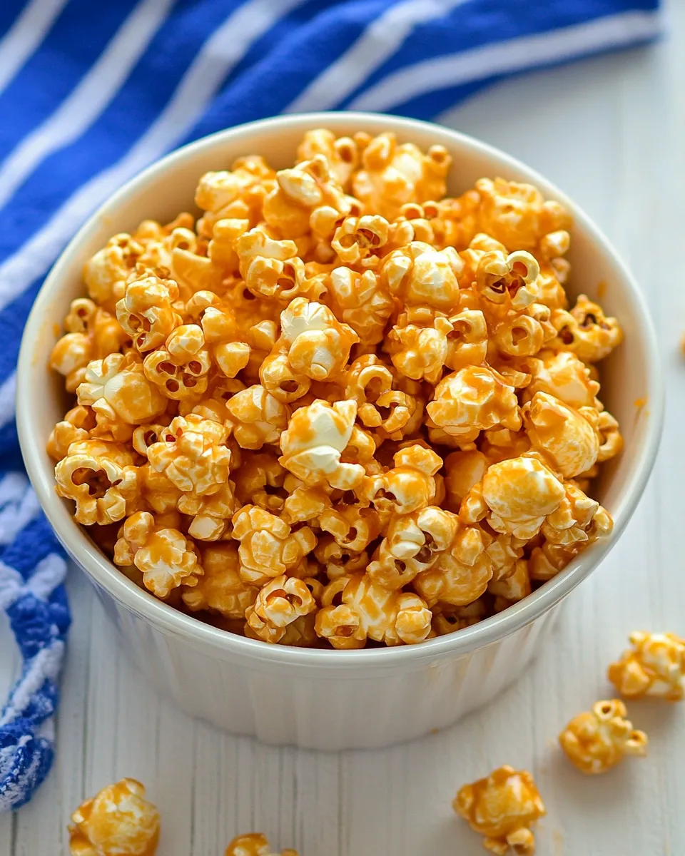 Delicious Crunch and Munch Caramel Popcorn image