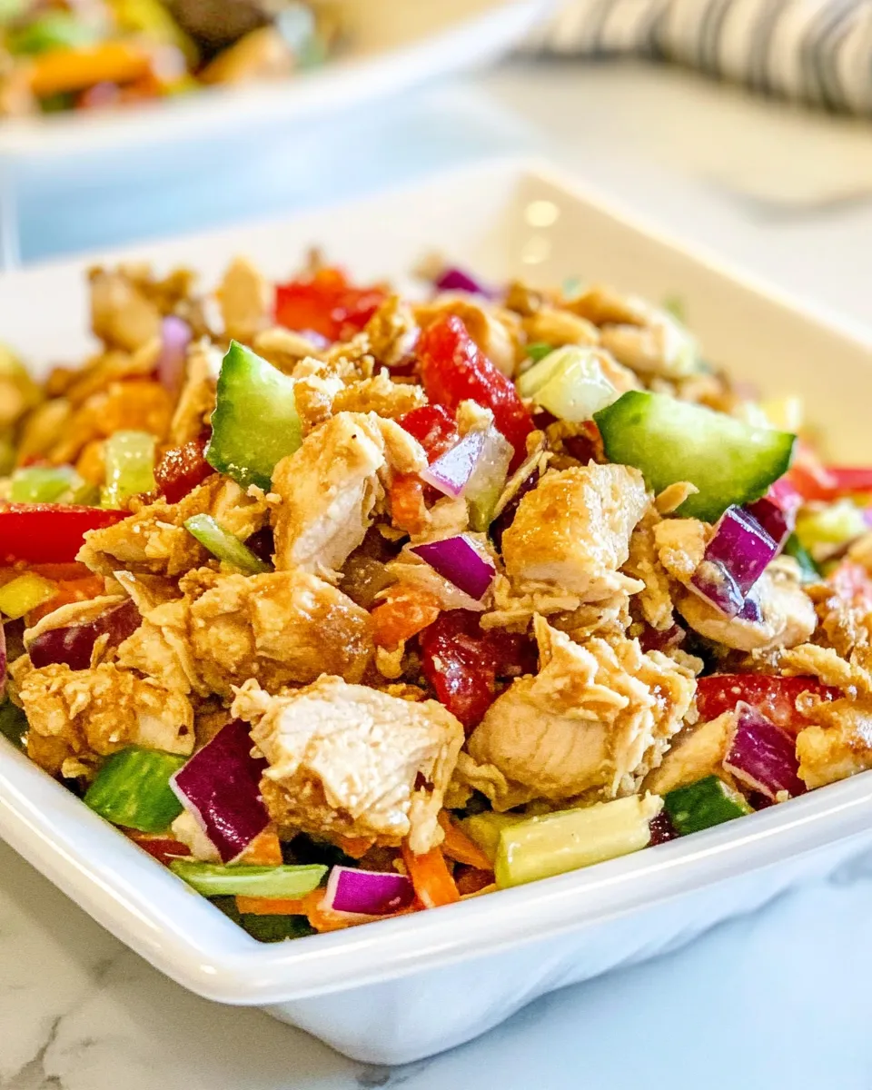 Homemade Crunchy Chicken Salad photo
