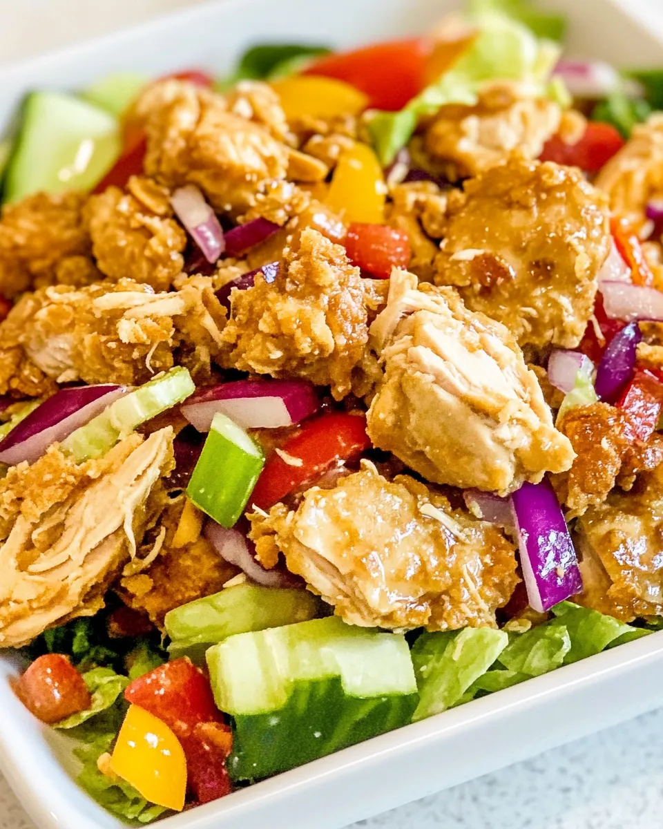 Easy Crunchy Chicken Salad recipe photo