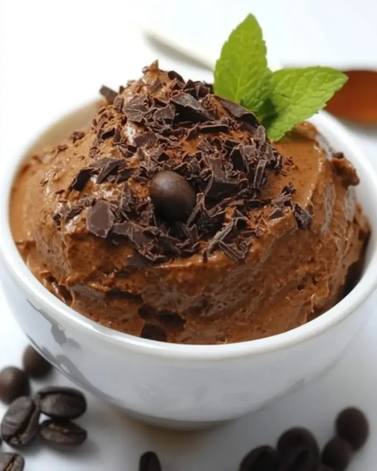 Homemade Dark Chocolate & Coffee Mousse photo