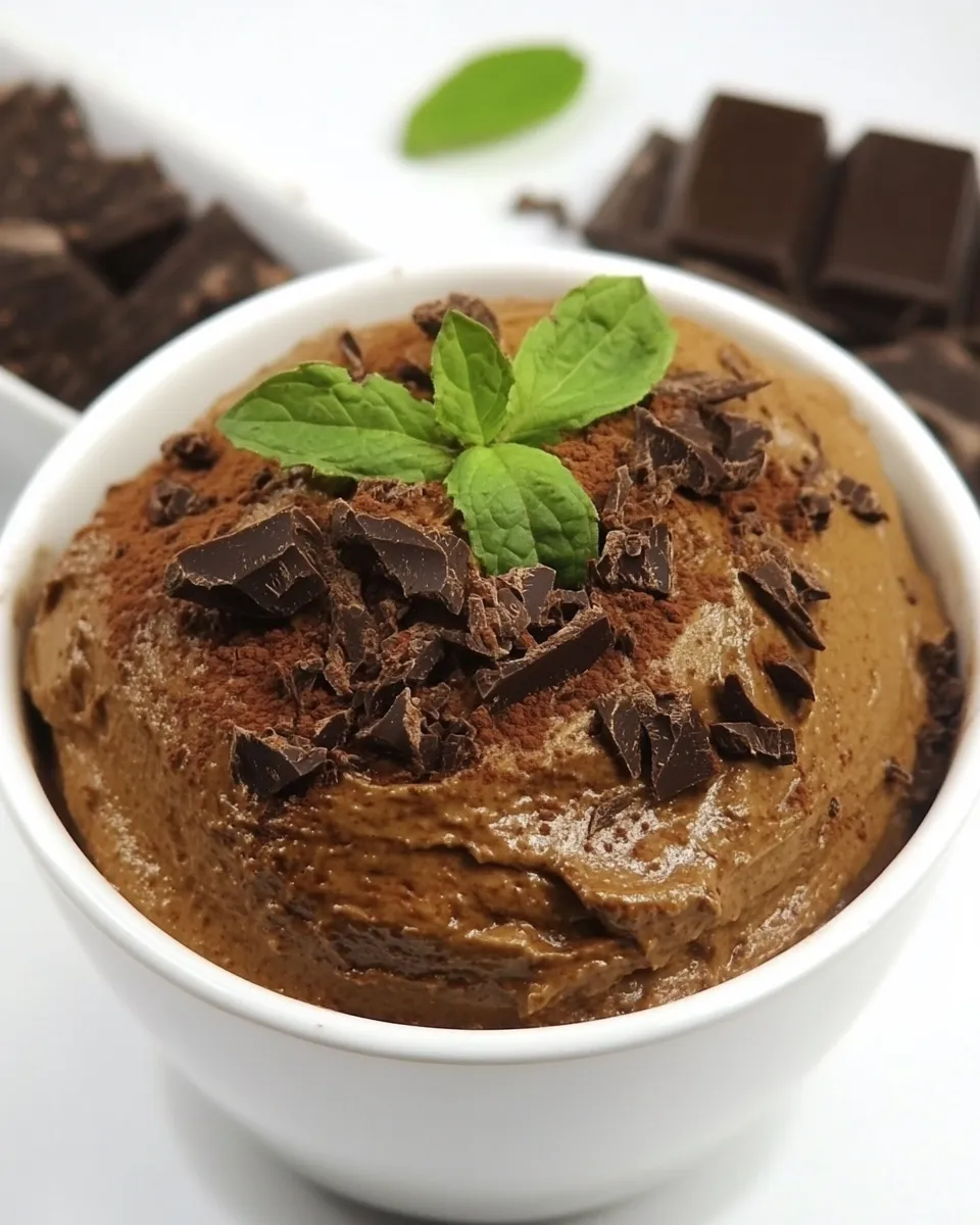 Delicious Dark Chocolate & Coffee Mousse shot