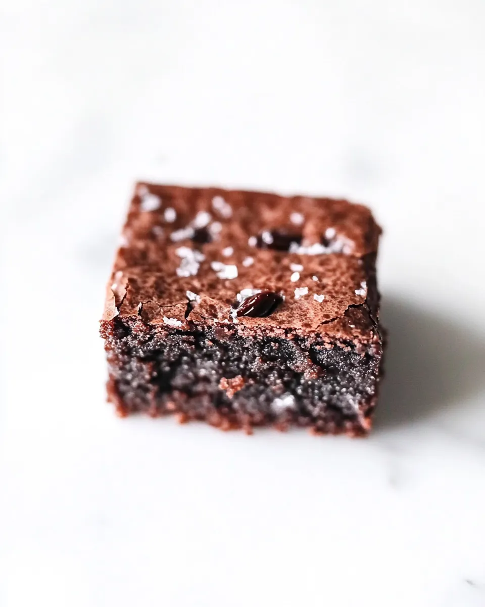 Quick Date Brownies food shot