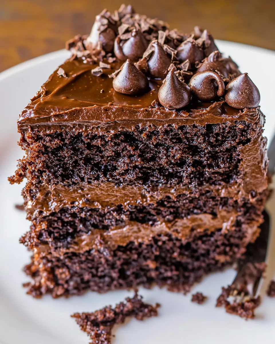 Homemade Death by Chocolate Cake photo