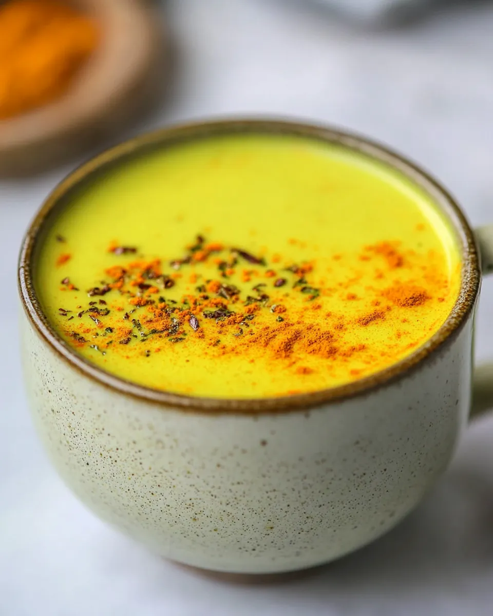Easy Delicious Anti-inflammatory Turmeric Latte image