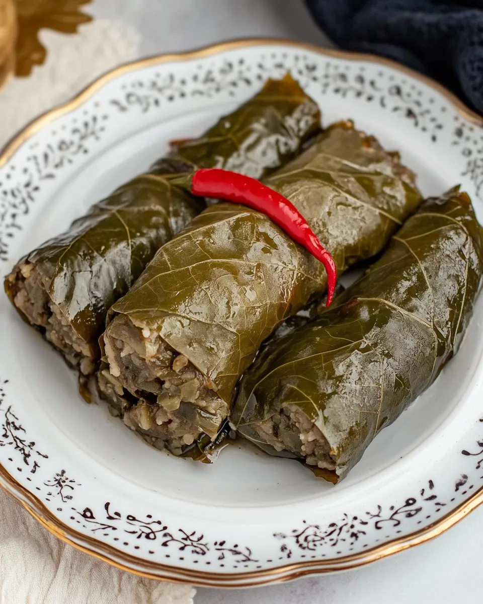 Classic Dolma: Turkish Stuffed Grape Leaves image