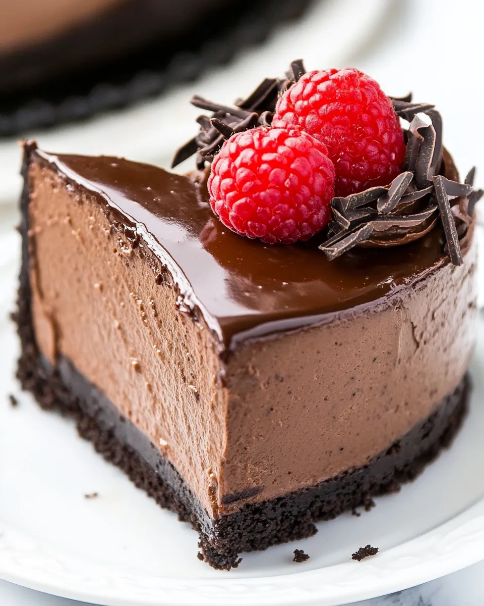 Classic Double Chocolate Cheesecake Recipe image