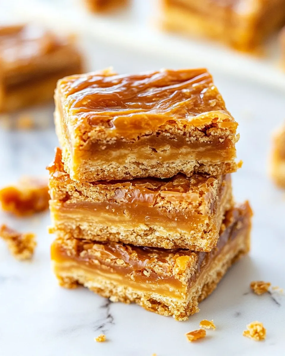 Quick Dulce de Leche Caramel Bars recipe photo