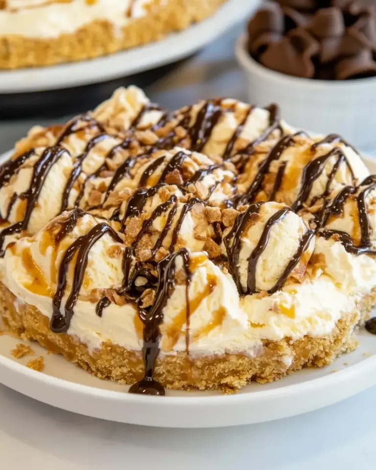 Homemade Dulce de Leche Ice Cream Pie photo