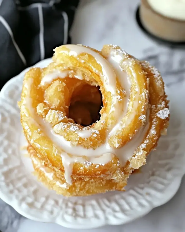 Homemade Dunkin Donuts French Cruller (Copycat) recipe image