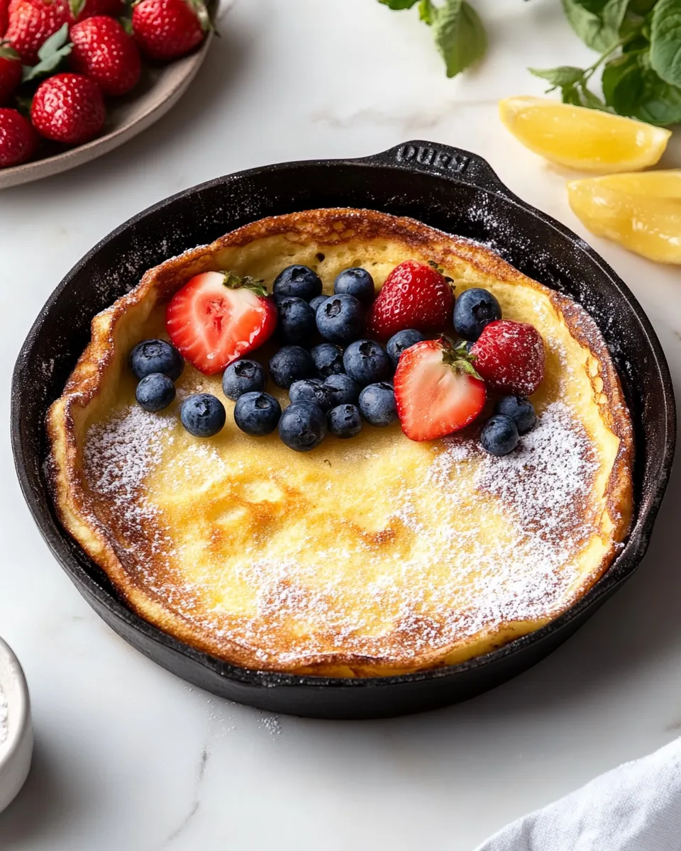 Easy Dutch Baby Recipe shot