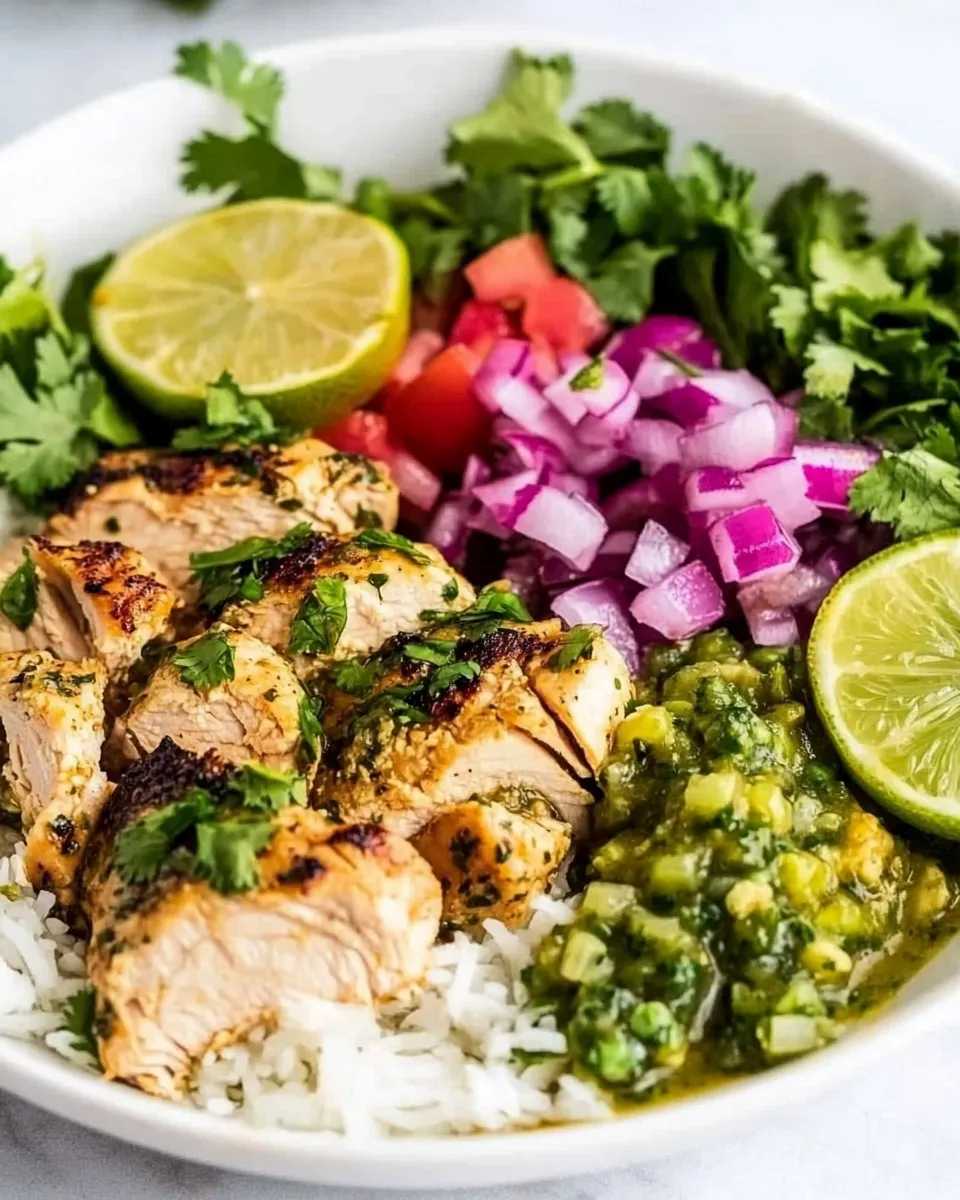 Quick Easiest Salsa Verde Chicken (Slow cooker or Instant Pot) shot