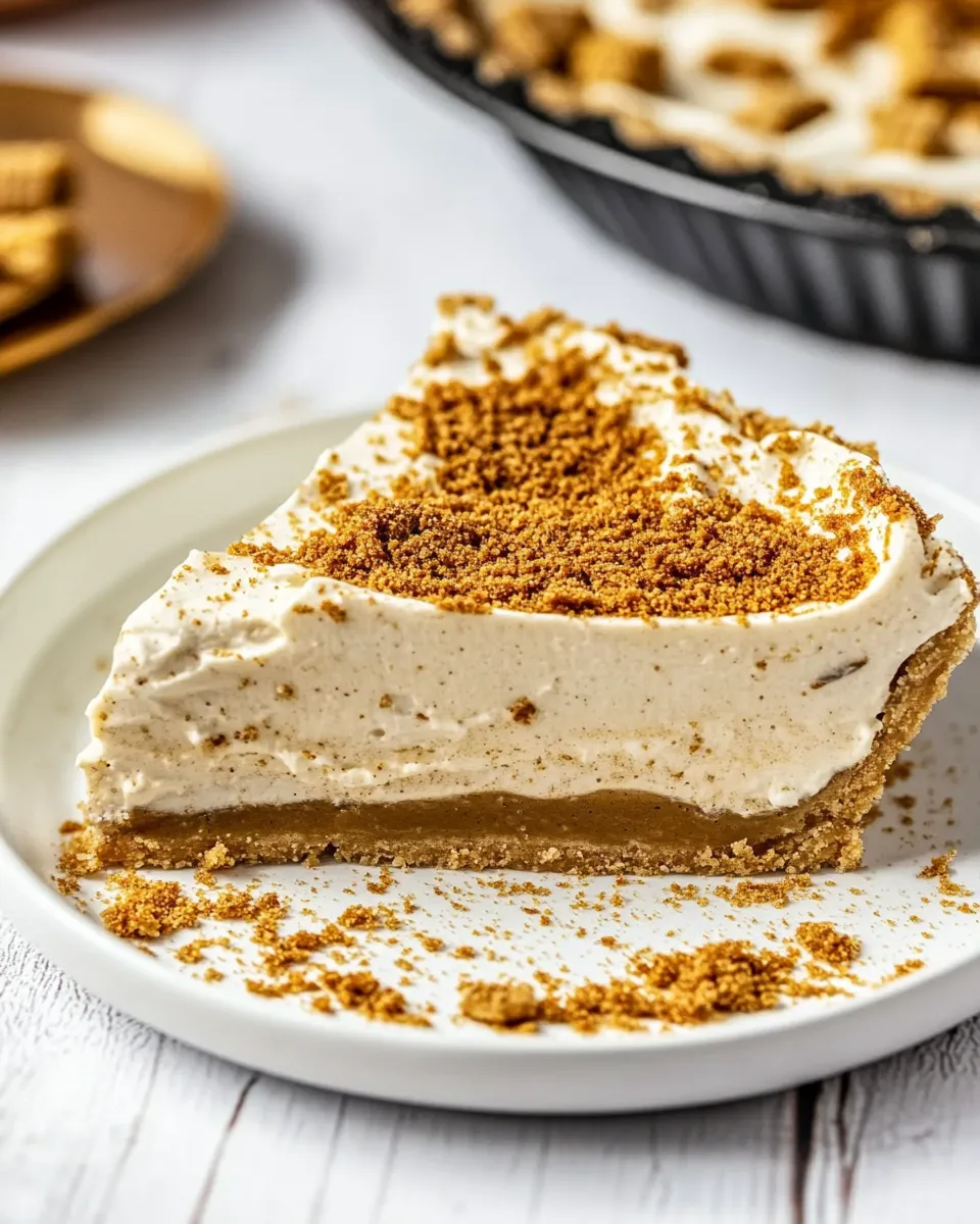 Delicious Easy Biscoff Pie Recipe shot