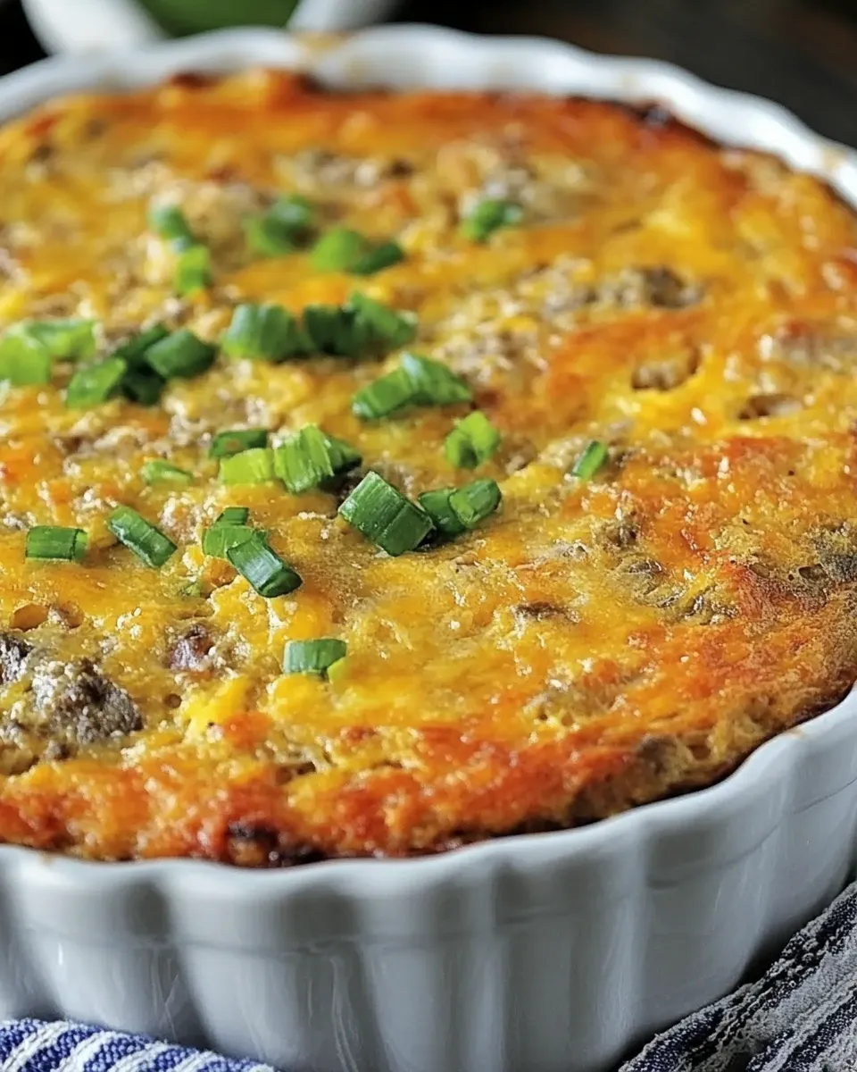 Quick Easy Breakfast Casserole shot